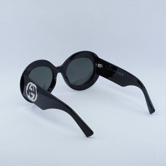 NEW GUCCI GG1647S 007 BLACK GREY SUNGLASSES - Picture 10 of 11